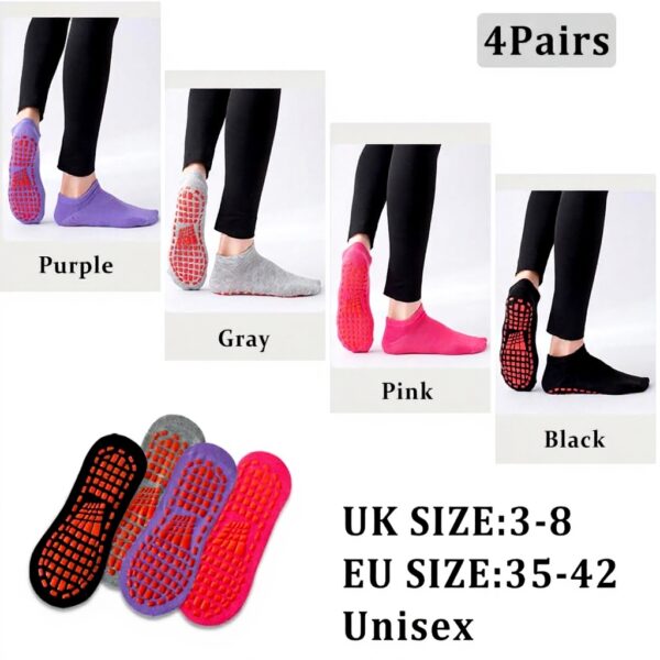 Calzini antiscivolo yoga pilates ruitao cotone grip unisex