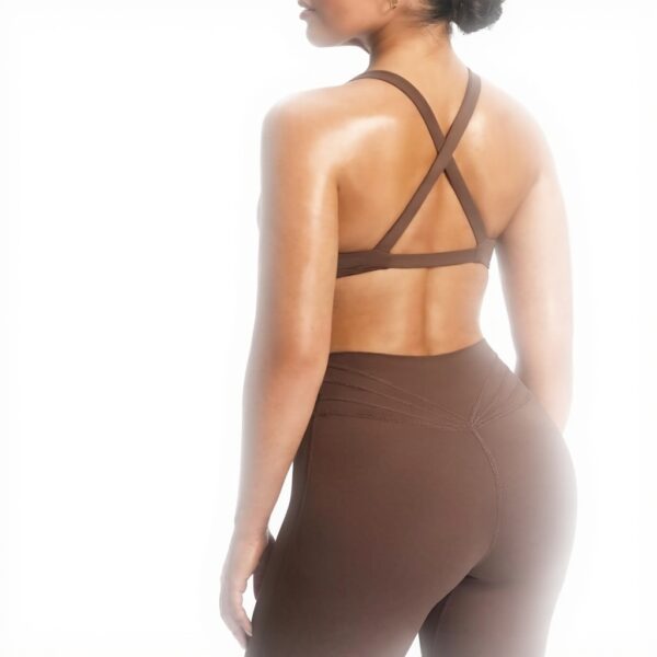 Aoxjox Reggiseno Sportivo Donna Spalline Incrociate