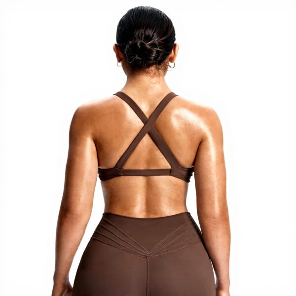 Aoxjox Reggiseno Sportivo Donna Spalline Incrociate