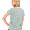 Maglietta sportiva donna Franklin Sports V-neck aloe comoda