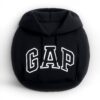 Felpa Donna GAP Logo Hoodie Cappuccio Pile Morbido