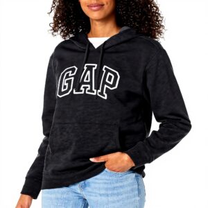 Felpa Donna GAP Logo Hoodie Cappuccio Pile Morbido