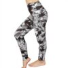 Leggings da donna Neonysweets stampati elastici yoga fitness
