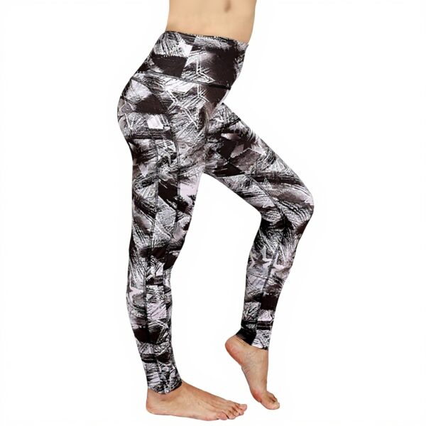 Leggings da donna Neonysweets stampati elastici yoga fitness