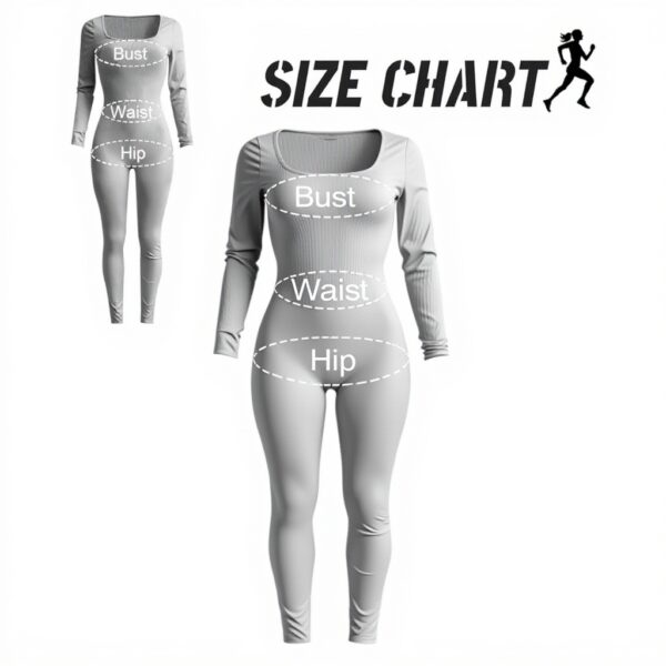 SEAUR Tuta yoga donna aderente maniche lunghe nero