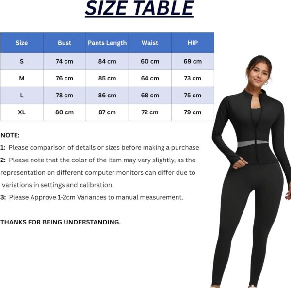 Set sportivo donna ZiaWorld 4 pezzi yoga fitness tessuto-5