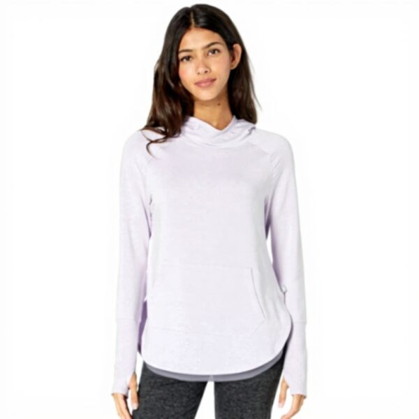 Skechers Felpa Donna Cappuccio Comfort Tessuto Spugna