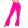 Sunzel Leggings Svasati Donna Vita Incrociata Tessuto