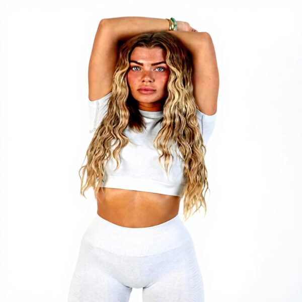 Top senza cuciture donna palestra VF TEXTILE comodo