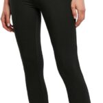 Leggings Donna Urban Classics Bootcut Jersey Organico Nero-0
