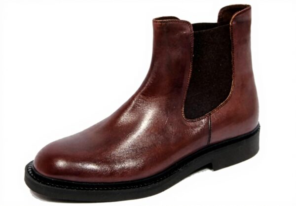 Stivali Chelsea Uomo Fratelli Rossetti G3650 Pelle Marrone