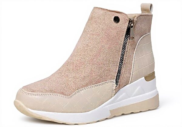 Xmiral Stivaletti Donna Tacco Basso Inverno Neve Boot