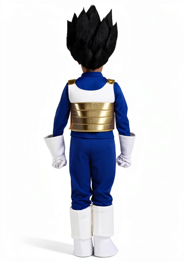 Costume bambino poliestere blu bianco oro 7-9 anni-2