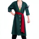 Costume Poliestere Adulti Giacca Pantaloni Cintura Orecchini-0