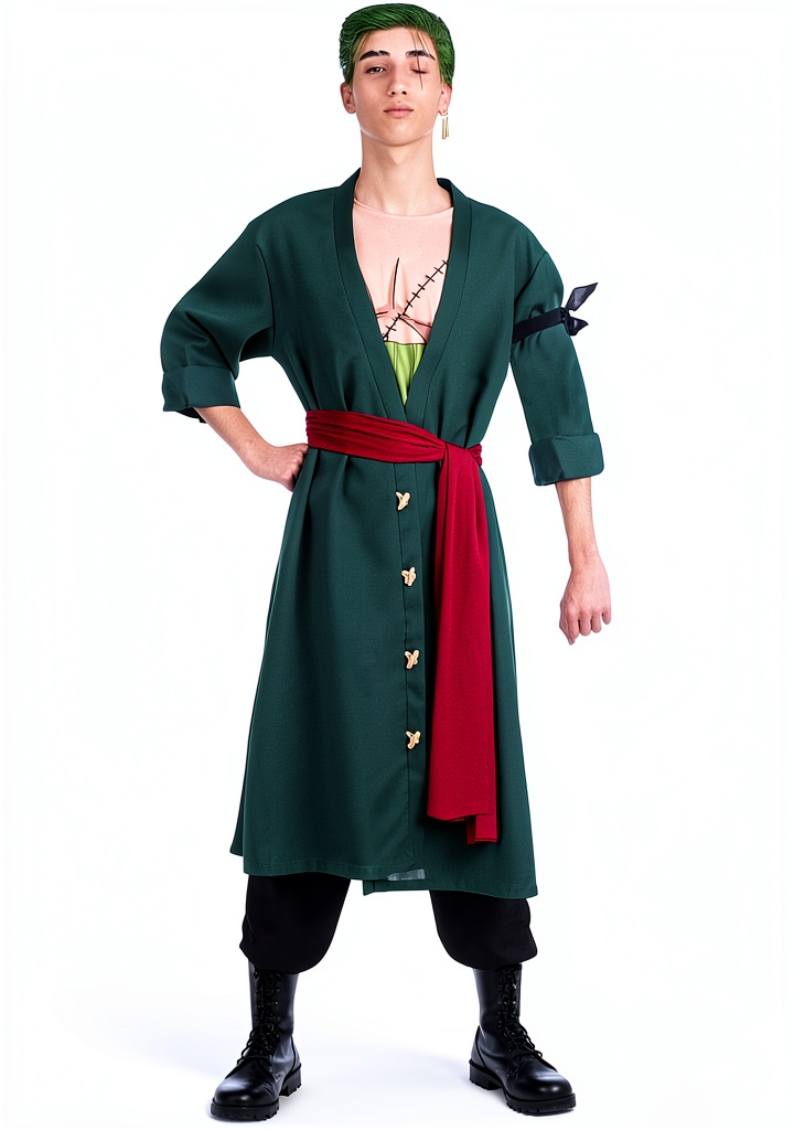 Costume per adulti con giacca e pantaloni in poliestere