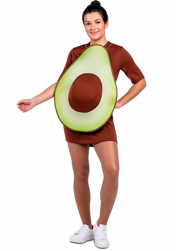 Costume Avocado indossato in una festa a tema