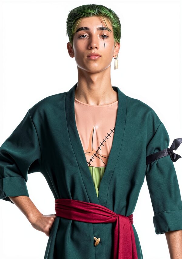 Costume Roronoa Zoro My Other Me Poliestere Cosplay Uomo-5