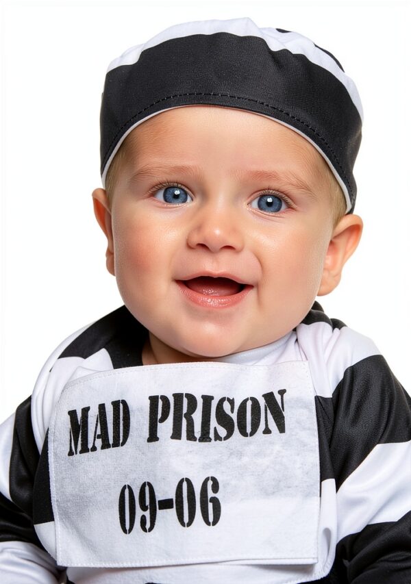 Costume carcerato My Other Me morbido per bambini feste-1