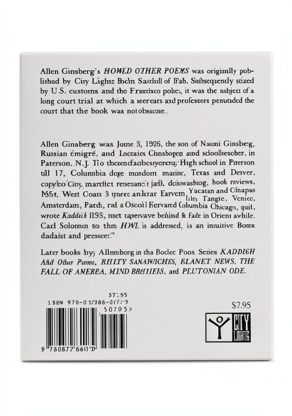 City Lights Books Howl Poesia Beat Generazione Allen-1