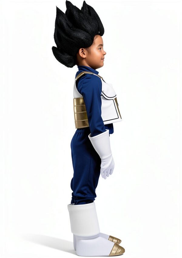 Costume bambino poliestere blu bianco oro 7-9 anni-1