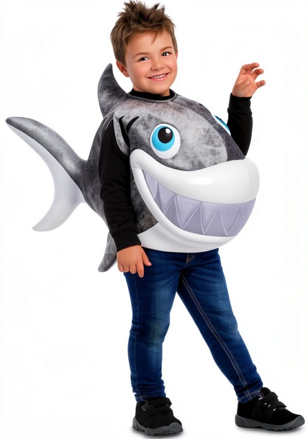 Costume squalo neonato My Other Me grigio bianco unisex