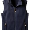 Gilet Primavera Autunno Uomo Stand Collare Polar Tinta Unita 3XL/4XL-4