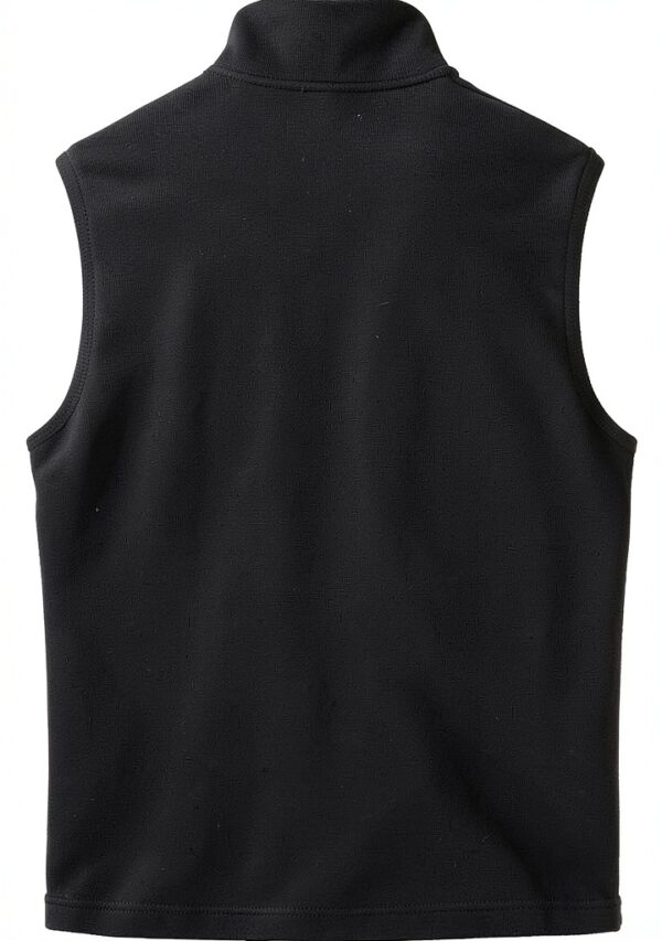 Gilet Primavera Autunno Uomo Stand Collare Polar Tinta Unita 3XL/4XL-7