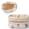 Borsa cosmetica imbottita con coulisse e fodera in tela, bella borsa da toilette da viaggio per donna, multicolore, X-Large-3