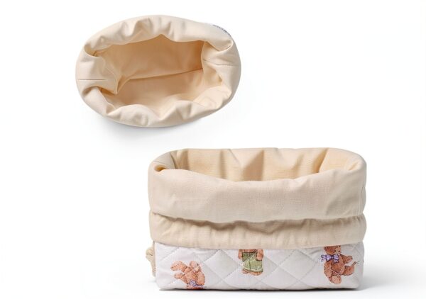 Borsa cosmetica imbottita con coulisse e fodera in tela, bella borsa da toilette da viaggio per donna, multicolore, X-Large-3