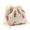 Borsa cosmetica imbottita con coulisse e fodera in tela, bella borsa da toilette da viaggio per donna, multicolore, X-Large-2