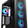 Itek Case Itek MAJES 40 - Gaming Mid Tower, 4x12cm ARGB fan, 2xUSB3, Tempered Glass Left Side Cover-0