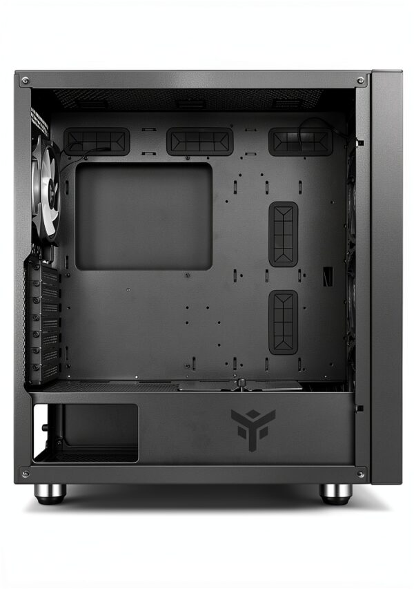 Itek Case Itek MAJES 40 - Gaming Mid Tower, 4x12cm ARGB fan, 2xUSB3, Tempered Glass Left Side Cover-3